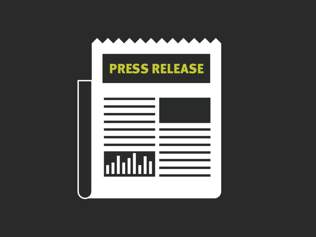 Illustration of a press release
