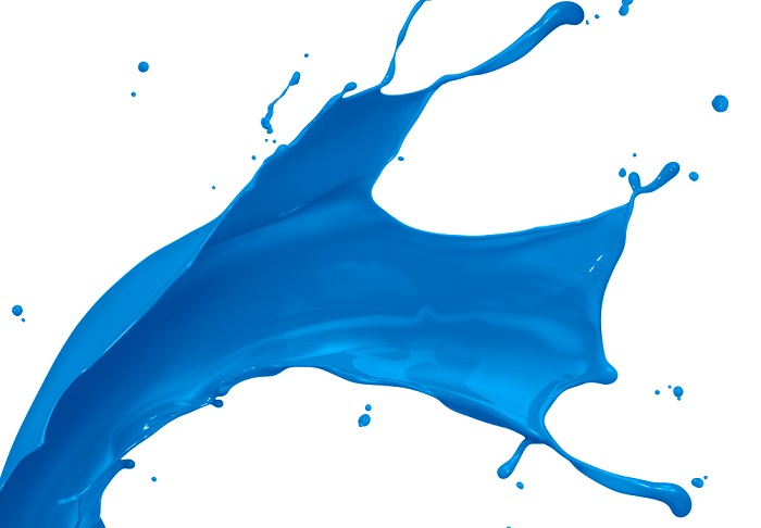 Blue Paint Splash